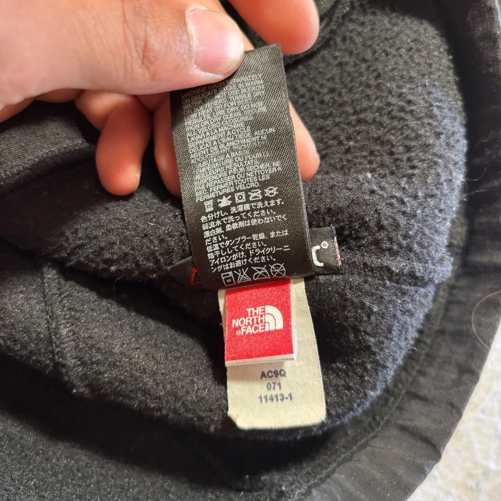 The North Face Girls XL Denali Polartec Fleece Jacket Black Full Zip AC9Q‎ 071